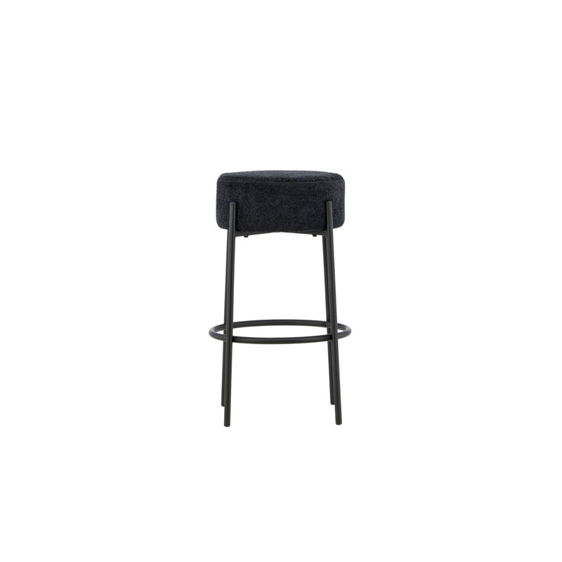 Sargis Upholstered Counter Stool with Metal Frame