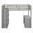 Loft Bed With Ladder, Shelves, And Desk-623796909-623796910