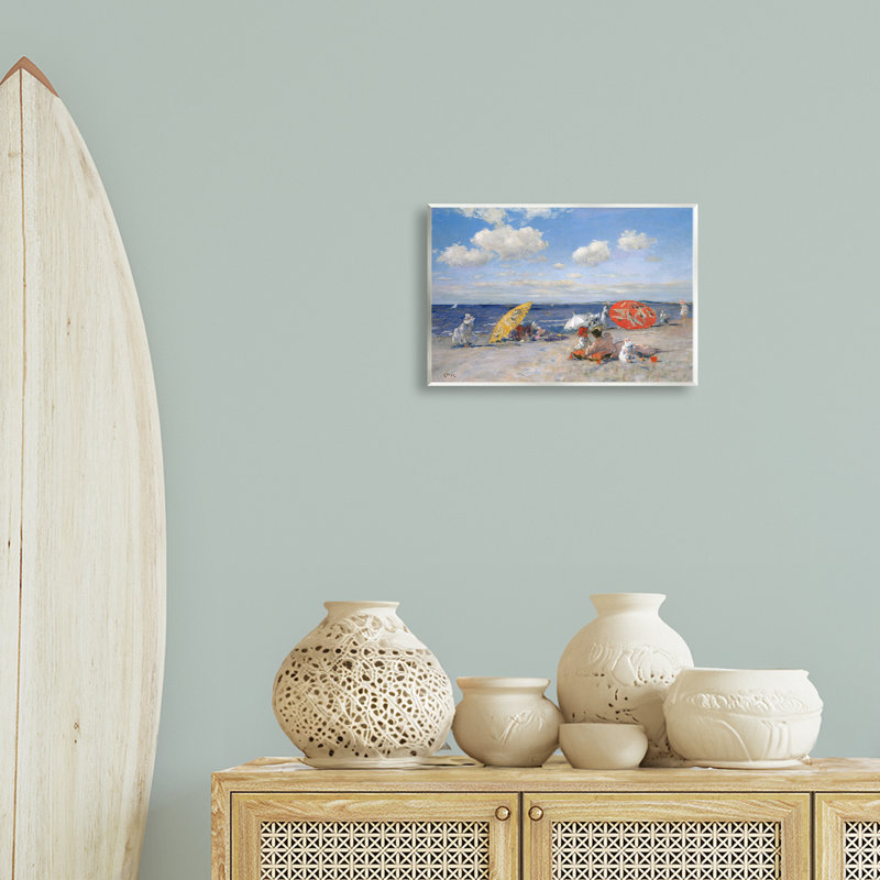 «Classic Beachgoers» par William Merit Chase, H 10 po x l 15 po