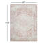 Tapis oriental rose / blanc Cabello-1381579219
