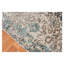 Tapis décoratif Aqua/brun à motif abstrait-33627493