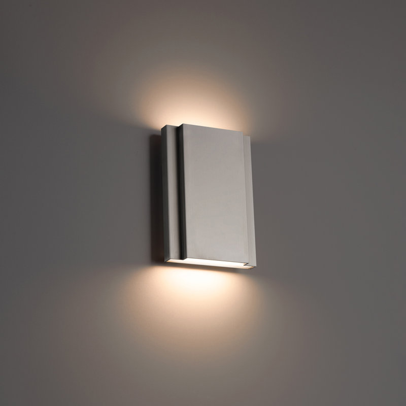 Layne 5.25" LED Wall Sconce 3-CCT 2700K-3000K-3500K, 2700K, Brushed Nickel