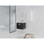 Meuble-lavabo mural avec lavabo en céramique et armoire d'appoint-1378628143