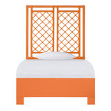 X & Diamond Low Profile Platform Bed