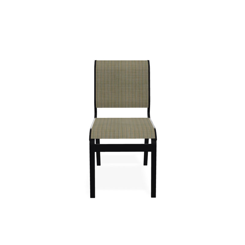 Chaise d'appoint de salle à manger Hiraku, Noir texturé, Skip