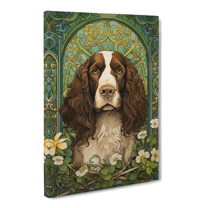 English Springer Spaniel Nouveau No.2 - Wrapped Canvas, 60cm H x 40cm W x 3cm D
