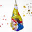 Ornement en verre de peintre artiste gnome