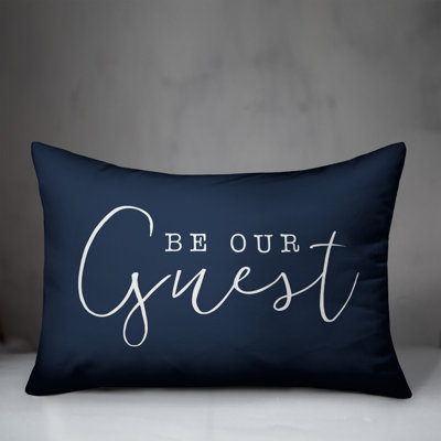 Textual Outdoor Throw Pillow