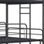 Lit superposé triple Furniture, noir-428299009