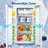 Electactic 3.2 Cu.ft Compact Refrigerator With Freezer,7-Temperature Control (32°F-50°F), Reversible Door, 43Db Ultra Quiet, Dual Glass Shelves, Perfect For Dorm/Office/Kitchen-115666339