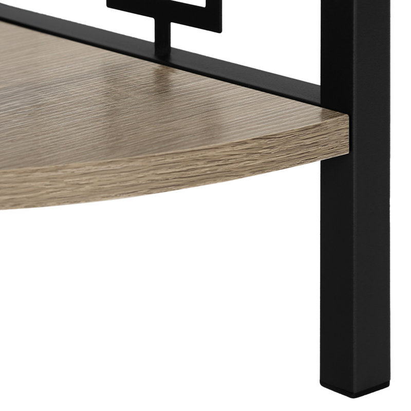 Zaira 4 Tier 62"H Bookcase, Taupe
