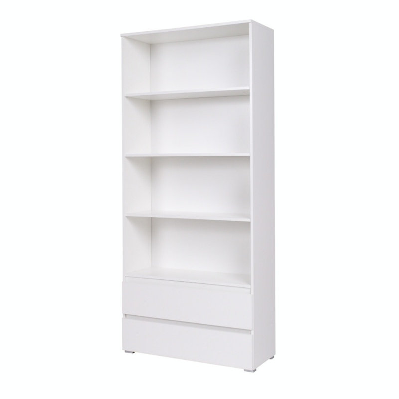 Elyot 204cm H x 92cm W Standard Bookcase, White
