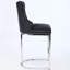 Tabourets de bar modernes de 25 po à hauteur de comptoir, de 2, dossier en velours et garniture de rivet avec pieds en métal solides, noir pour la salle à manger à la maison, hauteur de l'îlot de cuisine, garniture de dossier et de rivet, base, 2 pièces-496454652