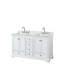 Ensemble de meuble-lavabo double 60 "avec miroir Deborah-97738967-97738973-97754504