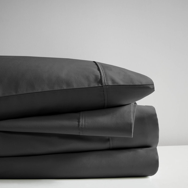 4 Pc Sheet King - Cooling Cotton Blend, 600 Thread Count, Management Ability, Deep Pocket Fitted Sheet, Machine Washable, Shrinkproof Count -Control Material, Soft Texture, Washable