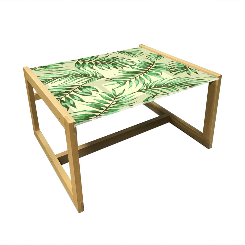 Jaaziah Trestle Coffee Table, 40cm H x 74cm W x 62cm D