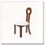 Chaise en caoutchouc et bois massif
