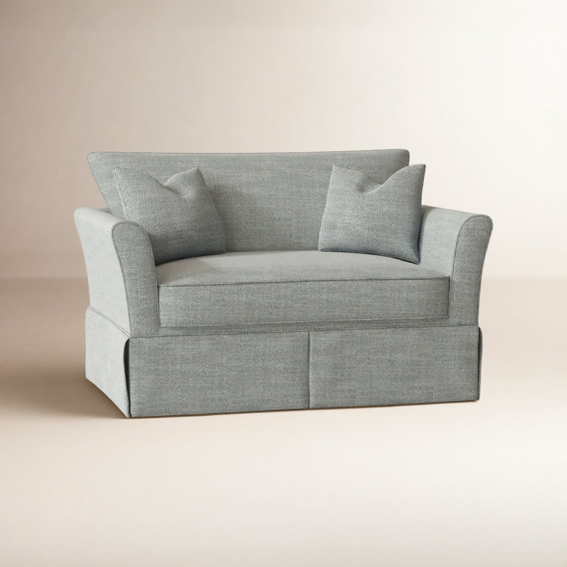 Chaise et demi rembourrée Shelby, Conversation Capri Basketweave