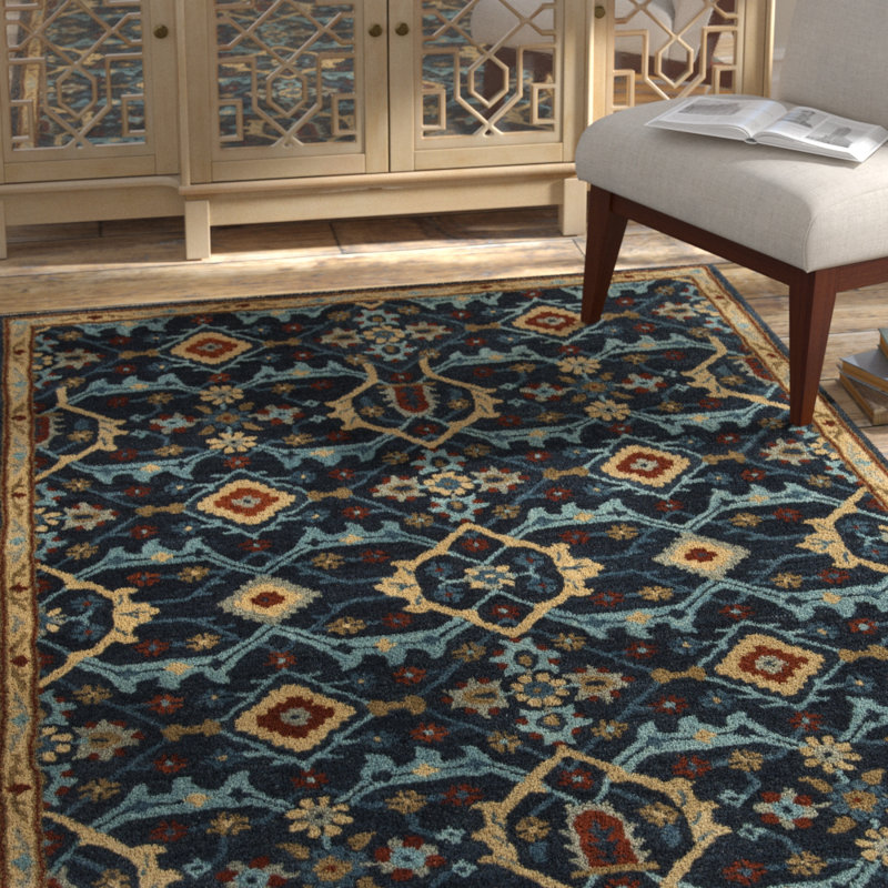 Wahcheechee Hand Tufted Wool Oriental Rug, Rectangle 8' x 10'