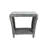 Elle Decor Vallauris 3-Piece Outdoor Reclining Chair Set, Grey