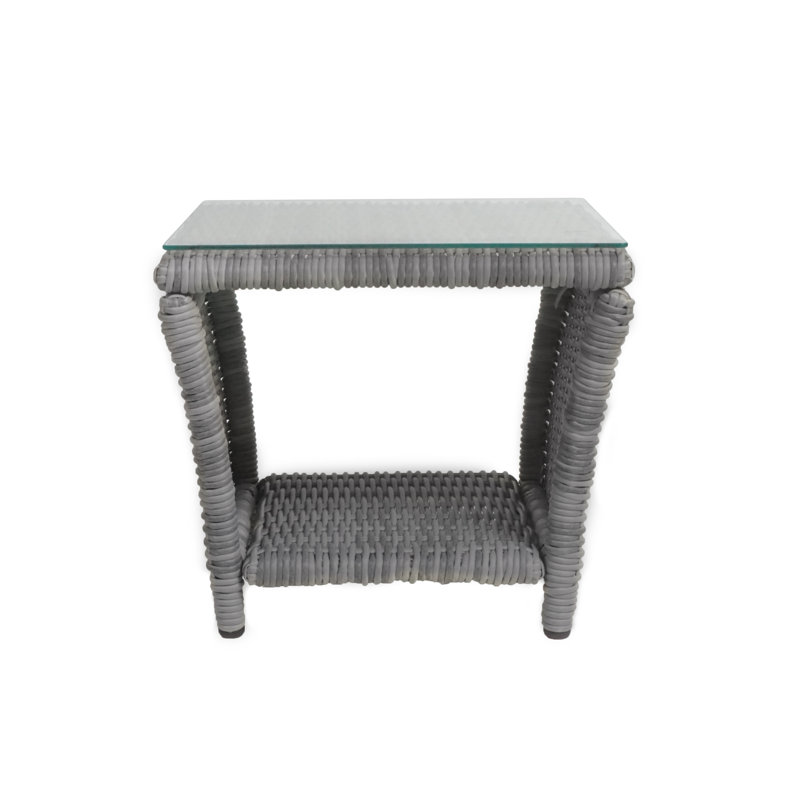 Vallauris Gray Wicker 3-Piece Reclining Outdoor Chair Set