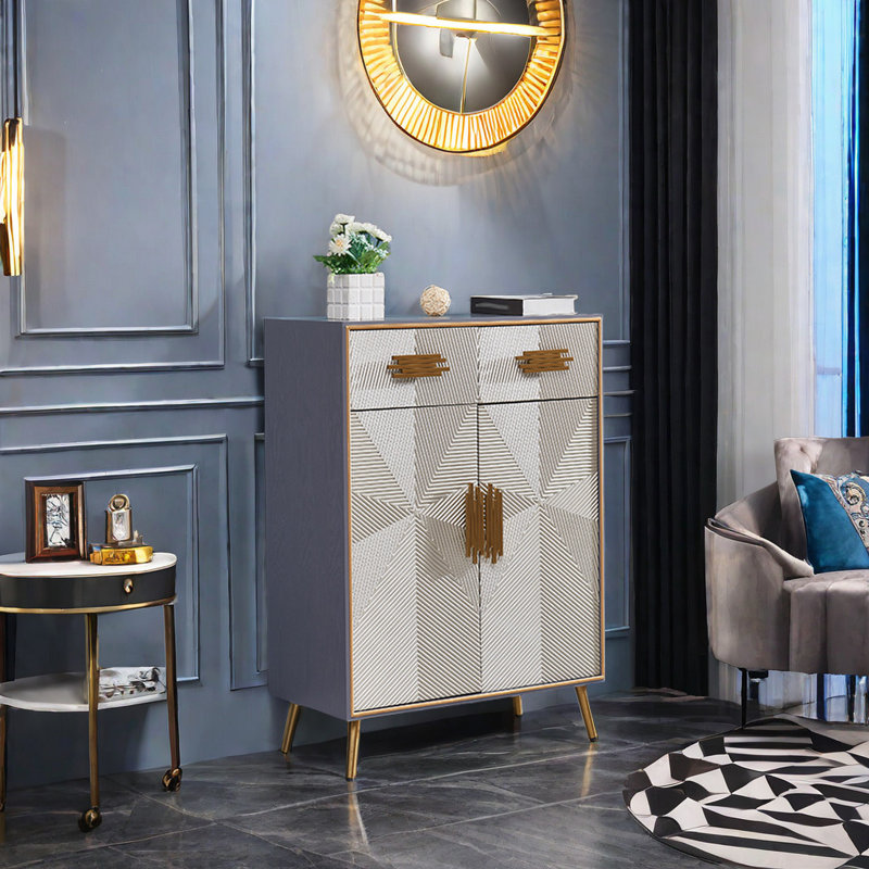 Cabinet décoratif, H 43,3 po x l 31,5 po x P 15,7 po