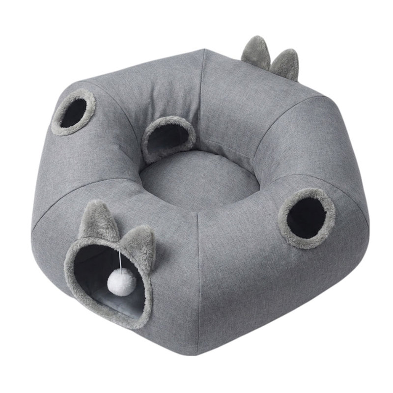 Linen,Polyester Nest Pet Bed