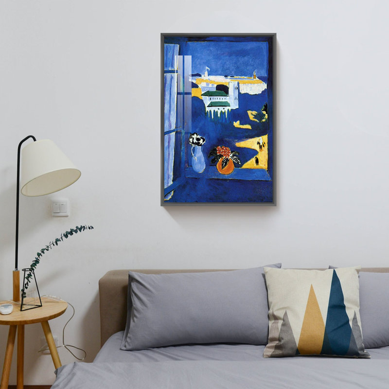 Matisse, reproduction d'art, H 24 po x l 16 po x P 1,3 po, Cadre noir