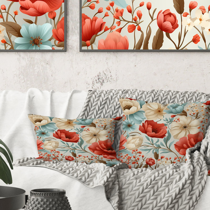 Coussin Coral Timeless Garden Flourish - Floral