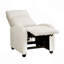 Fauteuil inclinable à dossier poussoir en velours côtelé doux et confortable en bois massif 1pc-894121783