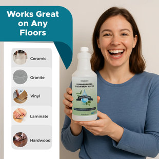 Scented Demineralized Steam Mop Water Eucalyptus