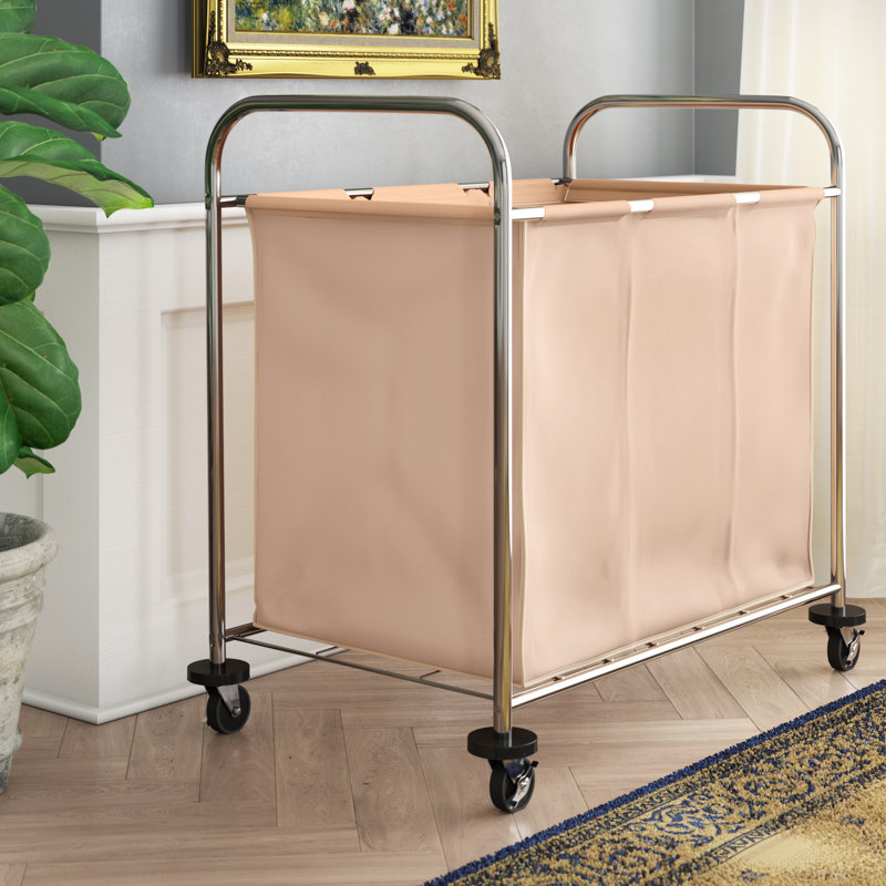 Rolling Laundry Hamper with Handles