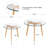 Lashure Glass Top Nesting Coffee Table