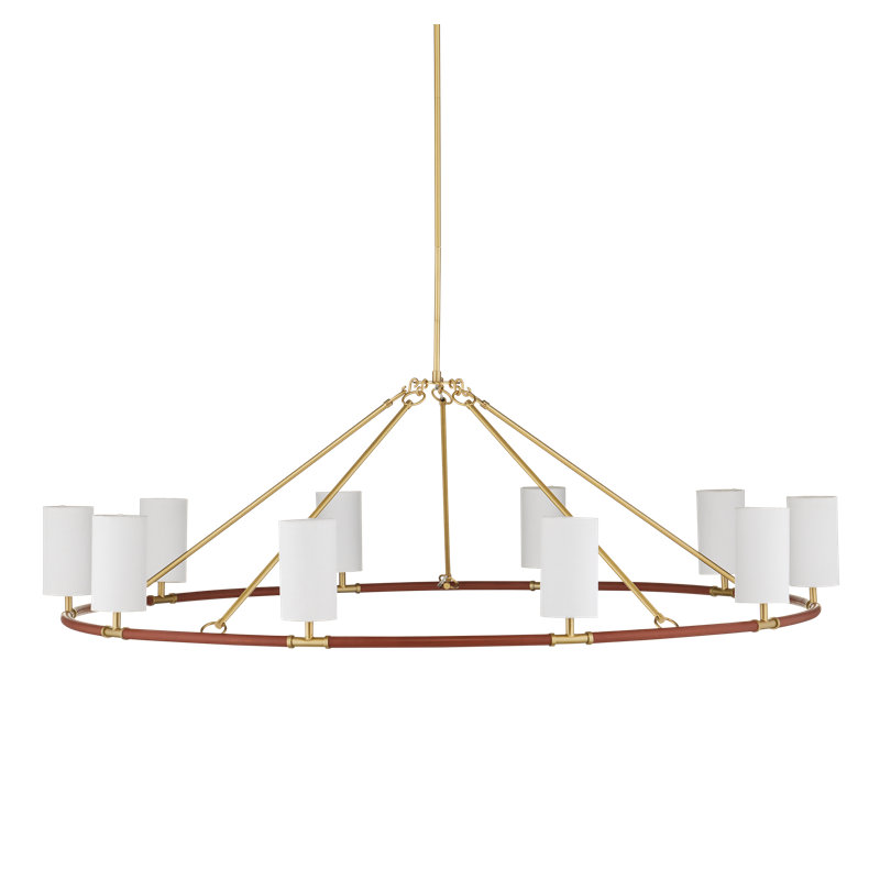 Ellerston Medium Chandelier, 24" H x 63" W x 63" D