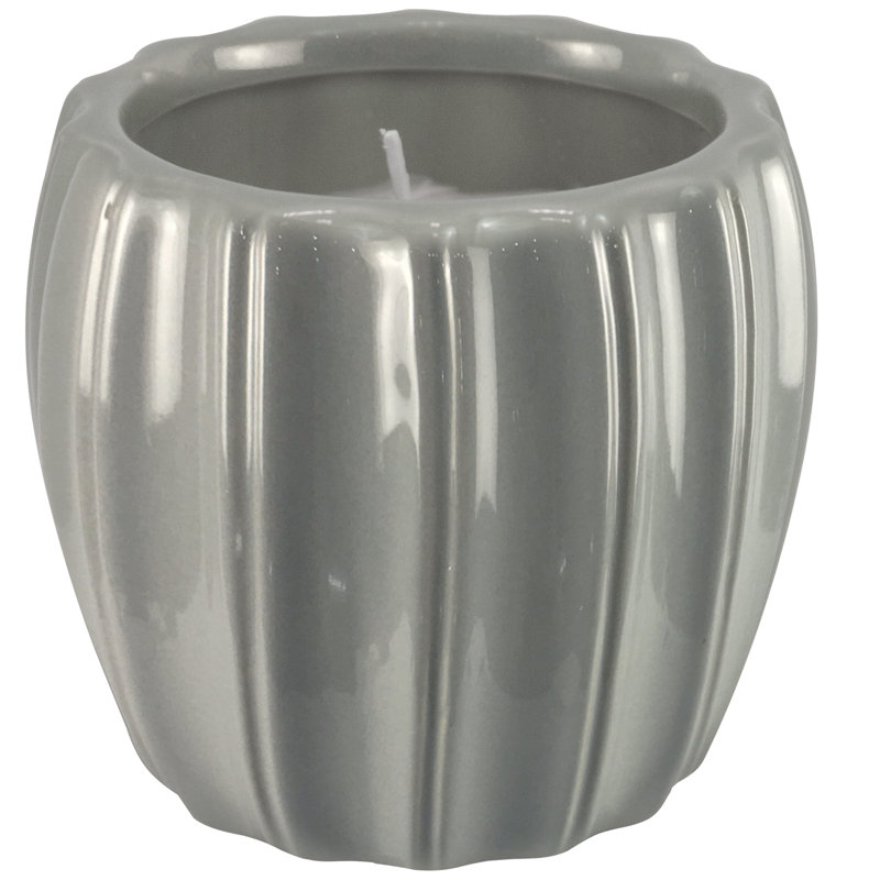 Scented Jar Candle with Ceramic Holder