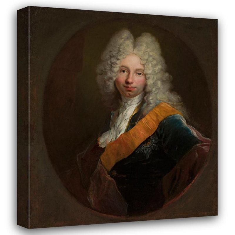 "Wilhelm Kettler" par Antoine Pesne - Toile tendue avec châssis