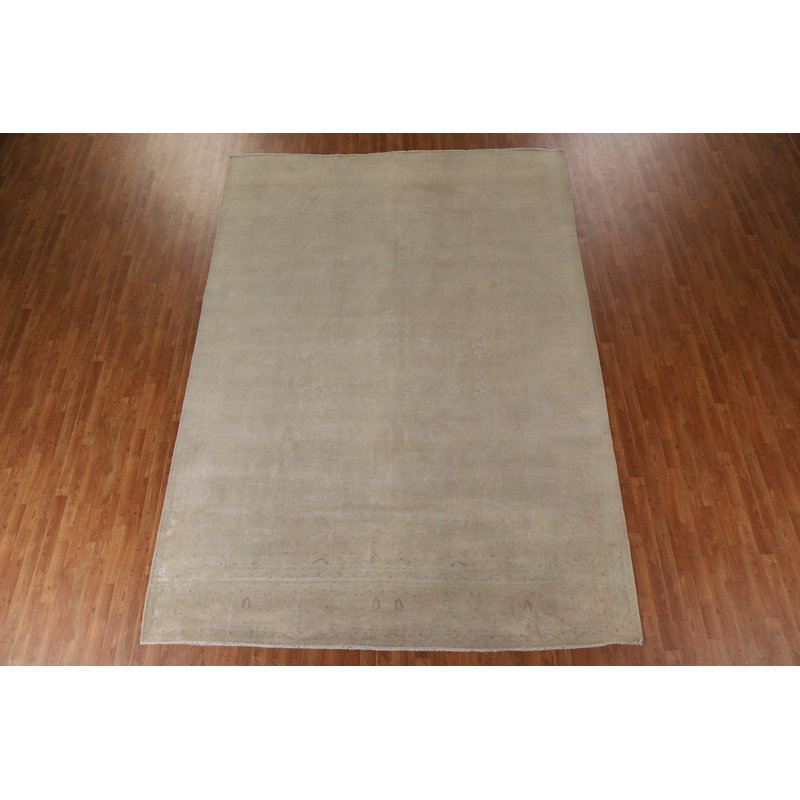 Tapis de style persan vieilli Mashad 9 x 13