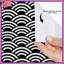 Rideaux de douche noir et blanc Arches-796788721