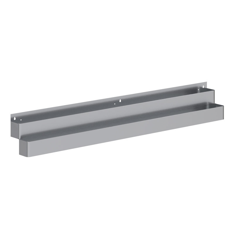  Rail de vitesse 72 po à deux niveaux en acier inoxydable