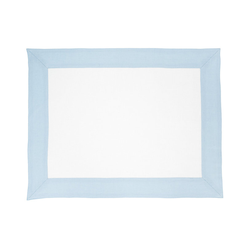 Linen Rectangle Placemat, Blue