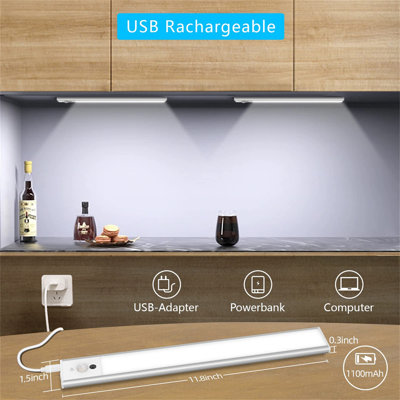 LED 30cm Under Cabinet Bar Light