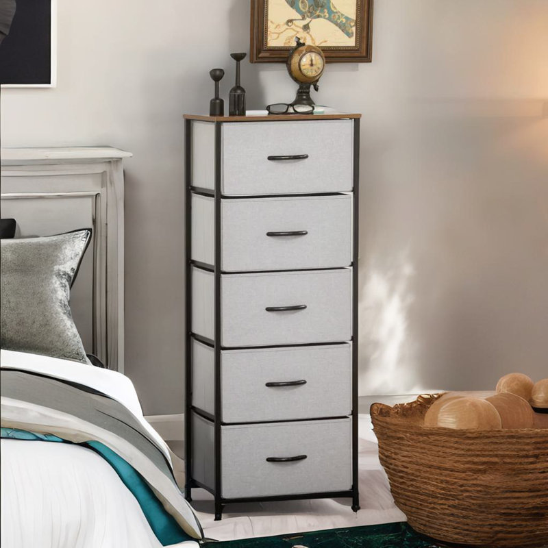 Annysa 45cm W 5 - Drawer Chest of Drawers