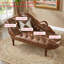 Chaise longue moderne et rétro sculptée-1120645530