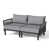 Gray Cushion/Black Frame selected