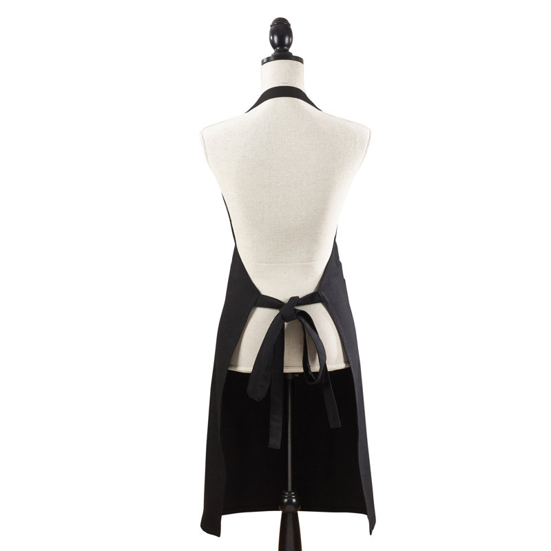 Tablier Denim Classic Cuisine, Noir