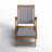 Maurelle Patio Chair with Ottoman-1054785268
