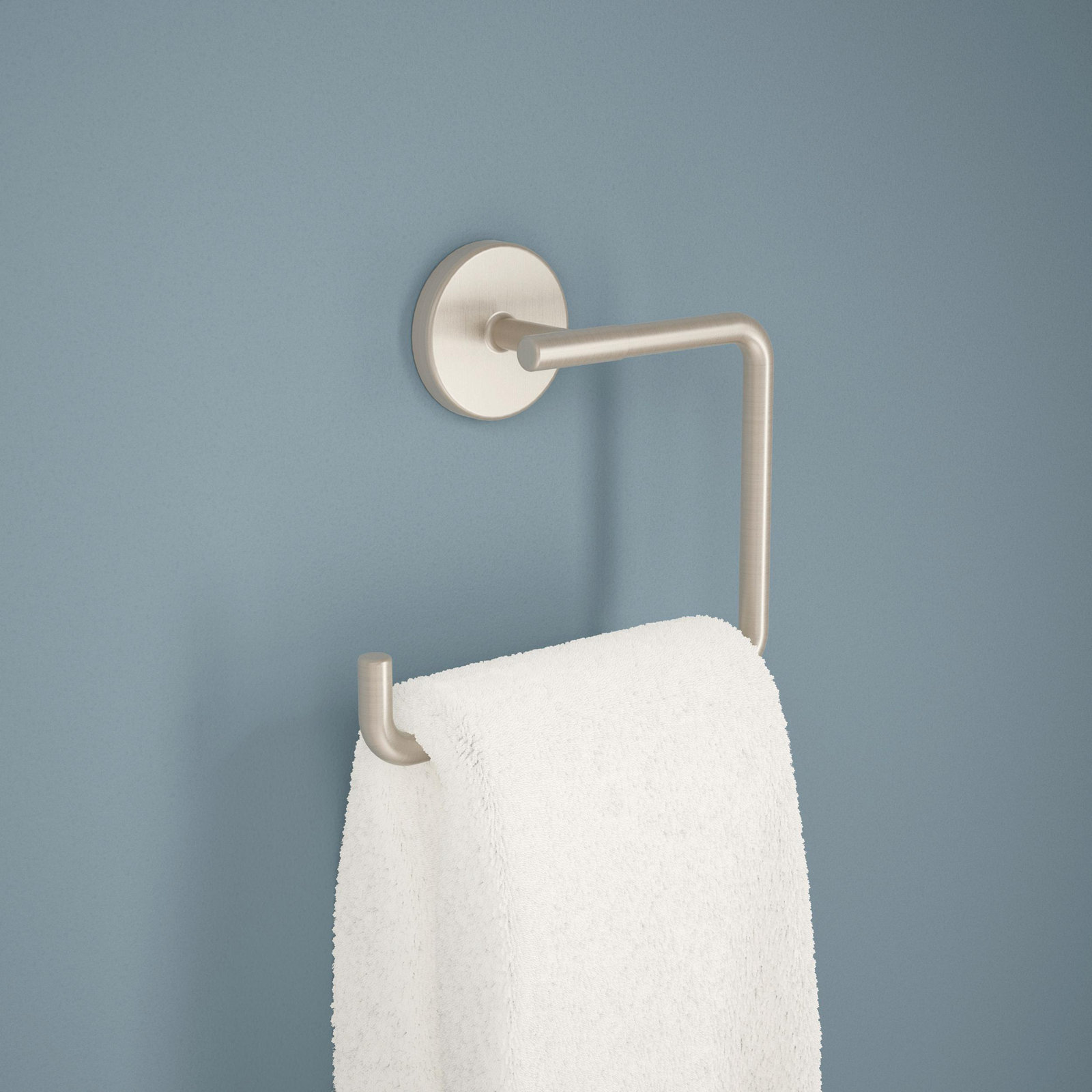 Trinsic Square Open Towel Ring, Stainless