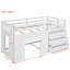 Lit mezzanine avec armoire et tablette-500734601