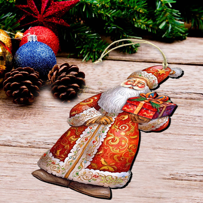 Ornements en bois St. Nick's