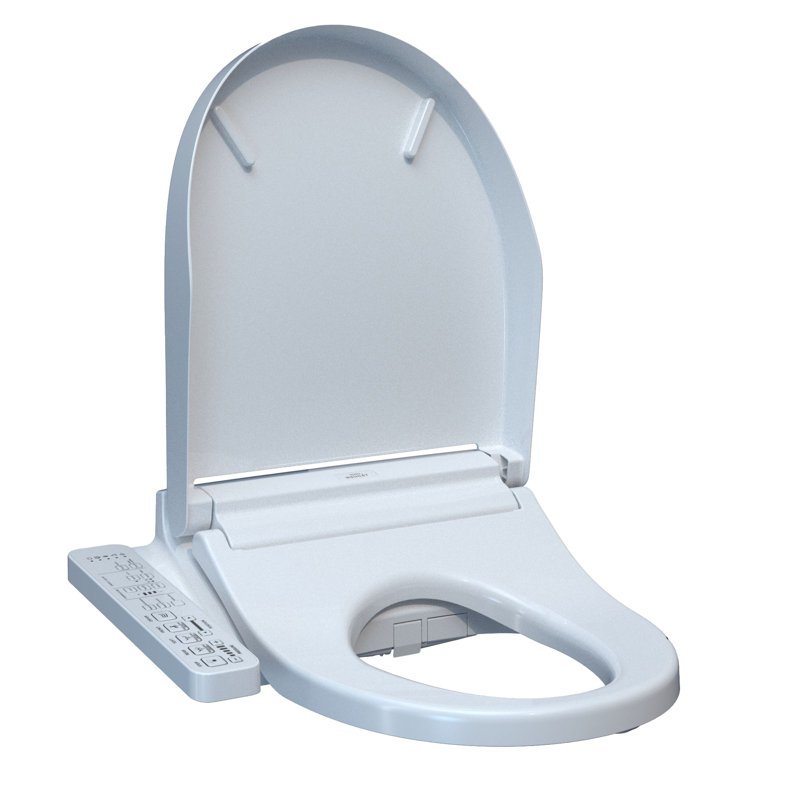 TOTO® WASHLET® C2 Electronic Bidet Toilet Seat with PREMIST and EWATER+ Wand Cleaning, Round, Cotton White